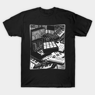 Synthesizer Art for Electronic Musician T-Shirt